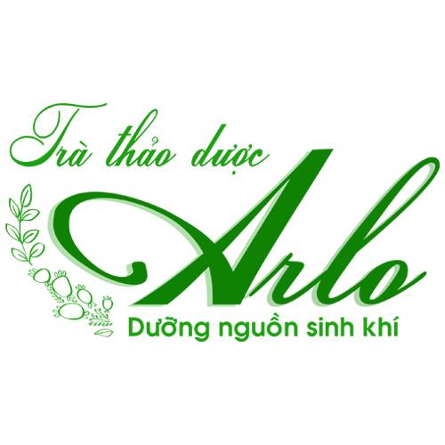 Logo trà thảo dược arlo